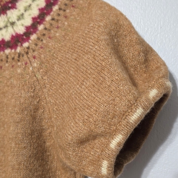 Mossimo Supply Co Brown Nordic Print Sweater Dress Winter Women - Picture 4 of 12